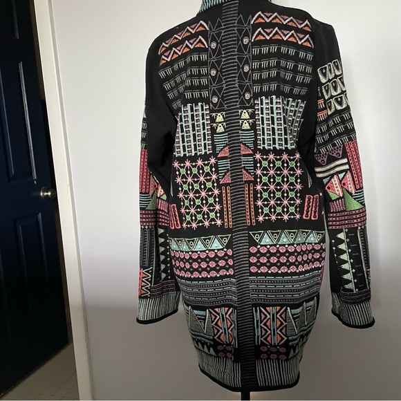 Johnny Was Biya Kane Embroidered Cardigan - Picture 9 of 13